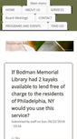 Mobile Screenshot of bodmanmemoriallibrary.org